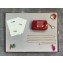 Fendi Nano Baguette Bag Charm Embroidered Sequins Red 2019