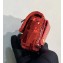 Fendi Nano Baguette Bag Charm Embroidered Sequins Red 2019