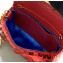 Fendi Nano Baguette Bag Charm Embroidered Sequins Red 2019