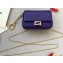 Fendi Nano Baguette Bag Charm Leather Purple 2019