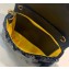 Fendi Nano Baguette Bag Charm Embroidered Sequins Black 2019