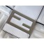 Fendi All-Over FF Motif Leather Baguette Belt Bag White 2019