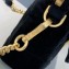 Fendi Velvet Embossed FF Motif Baguette Medium Bag Black 2019