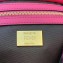 Fendi Velvet Embossed FF Motif Baguette Large Bag Fuchsia 2019