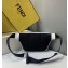 Fendi Embossed FF Motif Belt Bag Nappa Leather White 2019