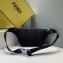 Fendi Brown Fabric FF Motif Belt Bag Black/Red 2019
