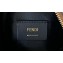 Fendi Stamp Brown Fabric FF Motif Mini Camera Case Bag Apricot
