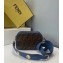 Fendi Stamp Brown Fabric FF Motif Camera Case Bag Blue