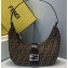 Fendi FF Motif Brown Fabric Vintage Shoulder Bag 2019