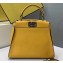 Fendi Plexiglas Bar Peekaboo Iconic Mini Bag Yellow