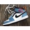 Nike Facetasm x Air Jordan I Mid Fearless Sneakers Blue