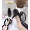 Dior Heel 4cm Perforated Teddy-D Slingback Pumps Black 2020