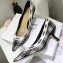 Dior Heel 6.5cm J'Adior Pumps in Tartan Fabric Black/White 2020