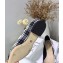 Dior Heel 1.5cm J'Adior Ballet Flats in Tartan Fabric Black/White 2020