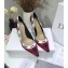 Dior Heel 9.5cm J'Adior Pumps in Tartan Fabric Black/Red 2020