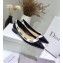 Dior Heel 1.5cm J'Adior Ballet Flats in Patent Leather Black 2020