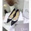 Dior Heel 1.5cm J'Adior Ballet Flats in Patent Leather Black 2020