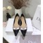 Dior Heel 1.5cm J'Adior Ballet Flats in Patent Leather Black 2020