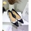 Dior Heel 1.5cm J'Adior Ballet Flats in Patent Leather Black 2020