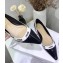 Dior Heel 1.5cm J'Adior Ballet Flats in Patent Leather Black 2020