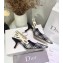 Dior Heel 6.5cm J'Adior Slingback Pumps in Tartan Fabric Black/White 2020