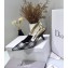 Dior Heel 6.5cm J'Adior Slingback Pumps in Tartan Fabric Black/White 2020