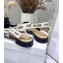 Dior Heel 1.5cm J'Adior Slingback Ballet Flats in Tartan Fabric Black/White 2020