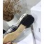 Dior Heel 1.5cm J'Adior Slingback Ballet Flats in Tartan Fabric Black/White 2020