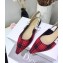 Dior Heel 1.5cm J'Adior Slingback Ballet Flats in Tartan Fabric Black/Red 2020