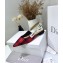 Dior Heel 1.5cm J'Adior Slingback Ballet Flats in Tartan Fabric Black/Red 2020