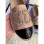 Chanel Crystal Stud CC Logo Patent Calfskin Espadrilles Beige 2020