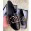 Chanel Crystal Stud CC Logo Patent Calfskin Espadrilles Black 2020