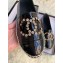 Chanel Crystal Stud CC Logo Patent Calfskin Espadrilles Black 2020