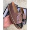Chanel Crystal Stud CC Logo Patent Calfskin Espadrilles Dusty Pink 2020