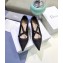 Dior Heel 4cm Perforated Teddy-D Criss-cross Straps Pumps Black 2020