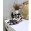 Dior Heel 4cm Symbols Gang Slingback Pumps in Tartan Fabric Black/White 2020