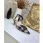 Dior Heel 4cm Symbols Gang Slingback Pumps in Tartan Fabric Black/White 2020