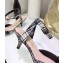 Dior Heel 4cm Symbols Gang Slingback Pumps in Tartan Fabric Black/White 2020