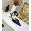 Dior Heel 4cm Symbols Gang Slingback Pumps in Tartan Fabric Black/Green 2020