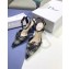 Dior Heel 4cm Gang Slingback Pumps in Tartan Fabric Black/White 2020