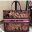 Dior Book Tote Bag Animals Embroidered Canvas Fuchsia 2020