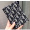 Dior Passport Cover in Oblique Canvas Blue 2020
