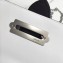Prada Cahier Studded Calf Leather Bag 1BL004 Black/White 2018