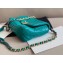 Chanel 19 Small Leather Flap Bag AS1160 Turquoise Green 2020