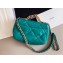 Chanel 19 Small Leather Flap Bag AS1160 Turquoise Green 2020