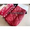 Chanel 19 Large Leather Flap Bag AS1161 Date Red 2020