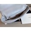Chanel 19 Small Leather Flap Bag AS1160 Light Gray 2020