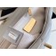 Chanel 19 Small Leather Flap Bag AS1160 Light Gray 2020