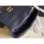 Chanel 19 Small Leather Flap Bag AS1160 Navy Blue 2020