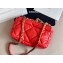 Chanel 19 Large Leather Flap Bag AS1161 Red 2020
